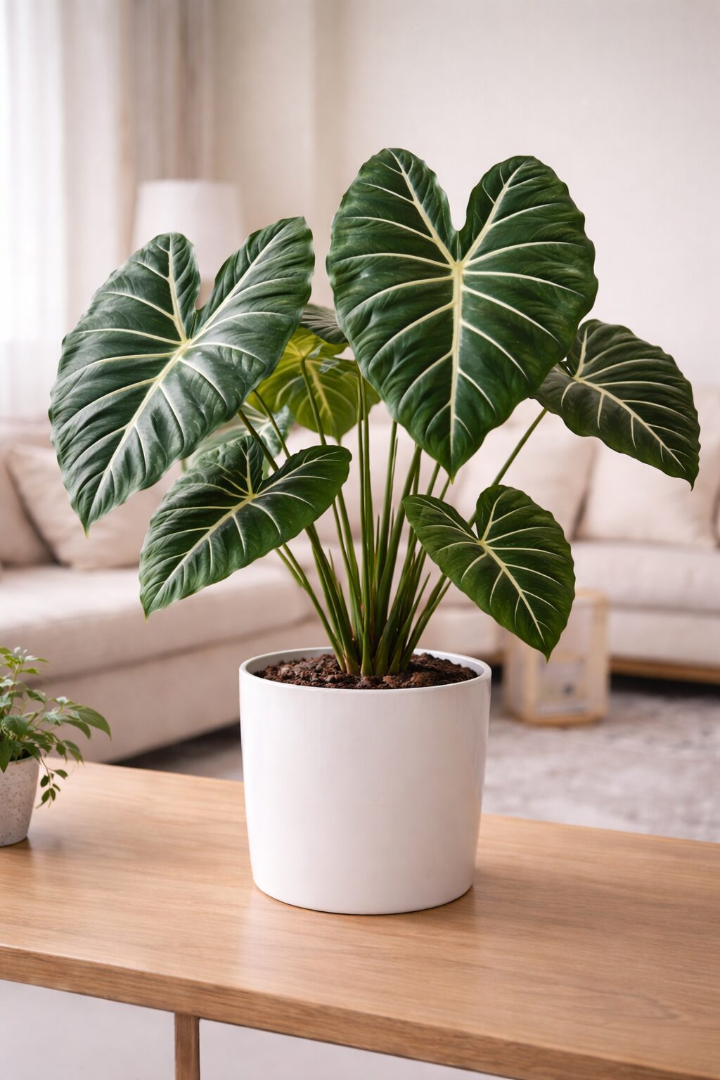 알로카시아 – 존재감 강한 대형 잎 식물