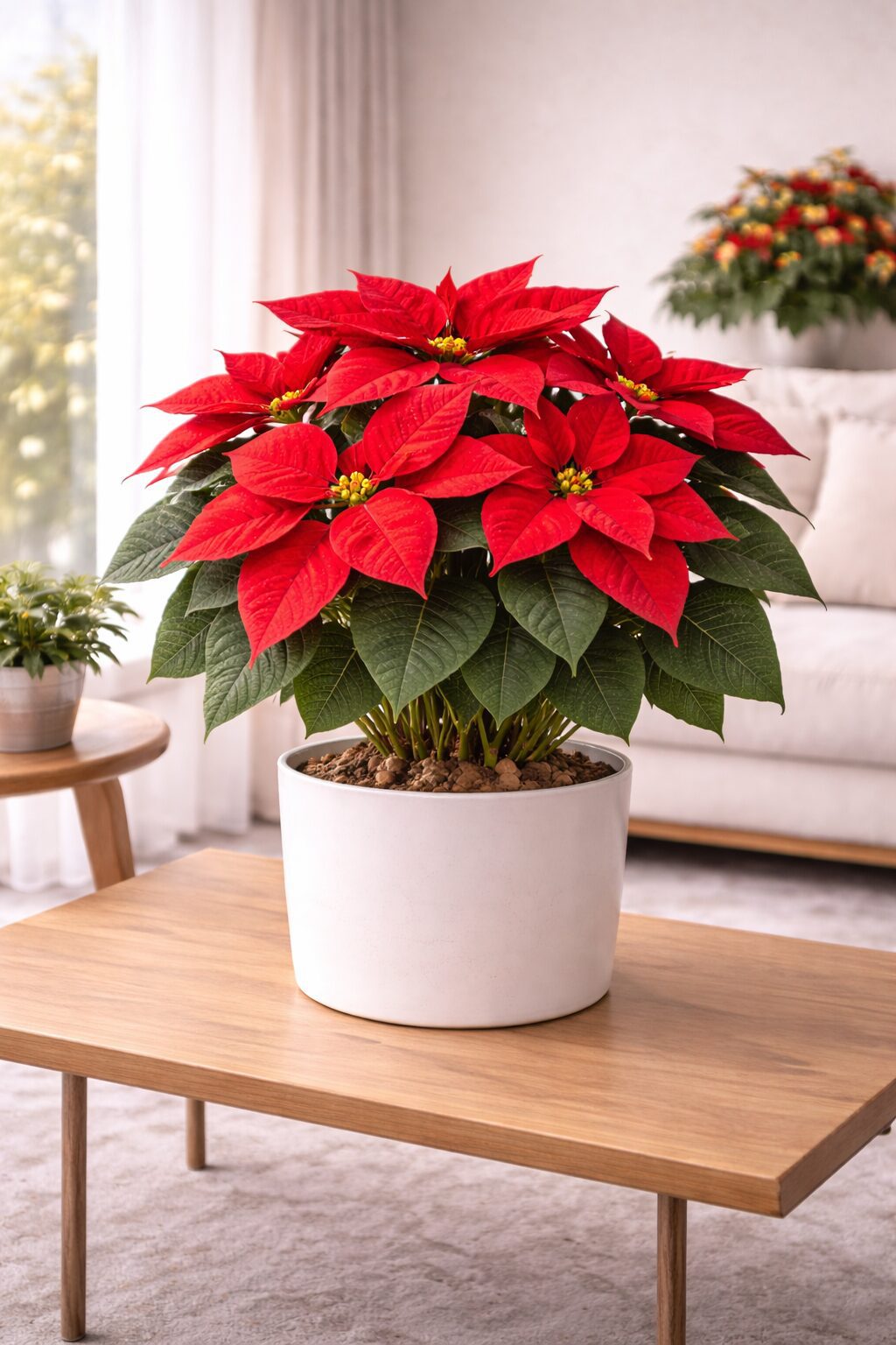포인세티아 – 겨울 인테리어에 잘 어울리는 식물