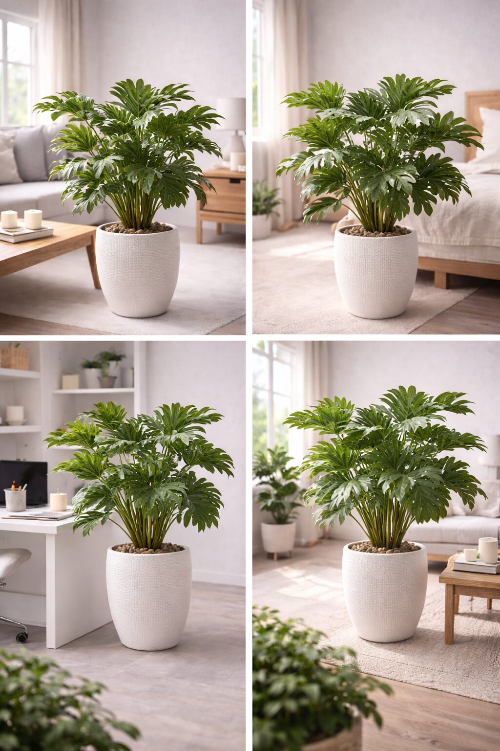 필로덴드론 셀렘 – 넓은 잎이 공기 정화에 도움