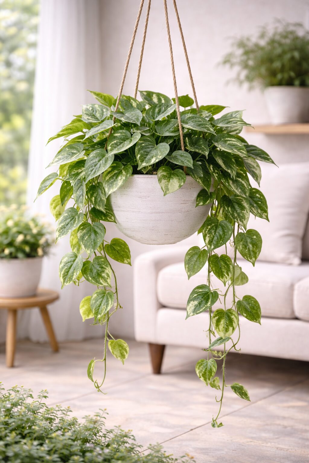 스킨답서스 – 빛이 부족해도 성장 가능한 식물