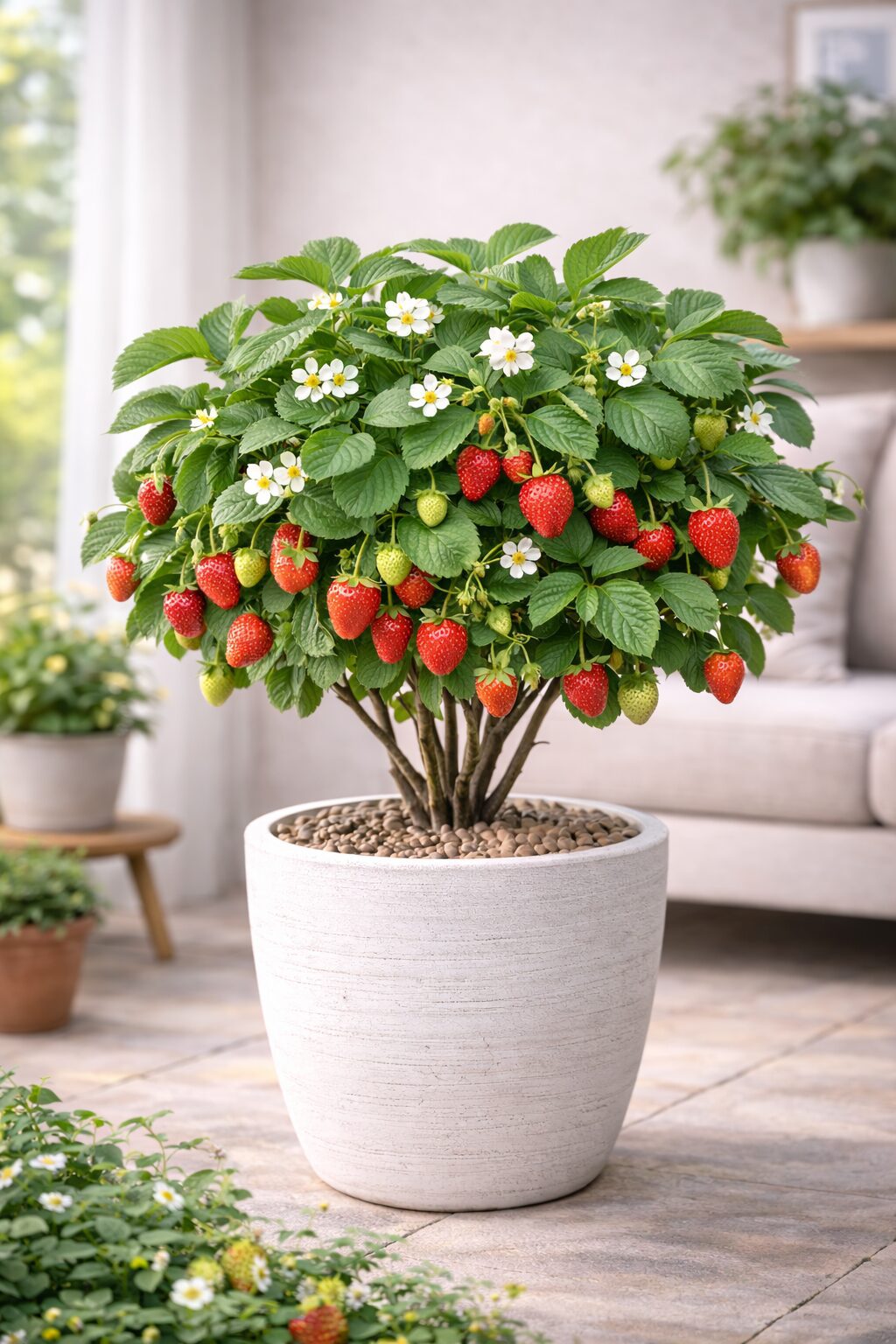 스트로베리 – 집에서 키우는 딸기