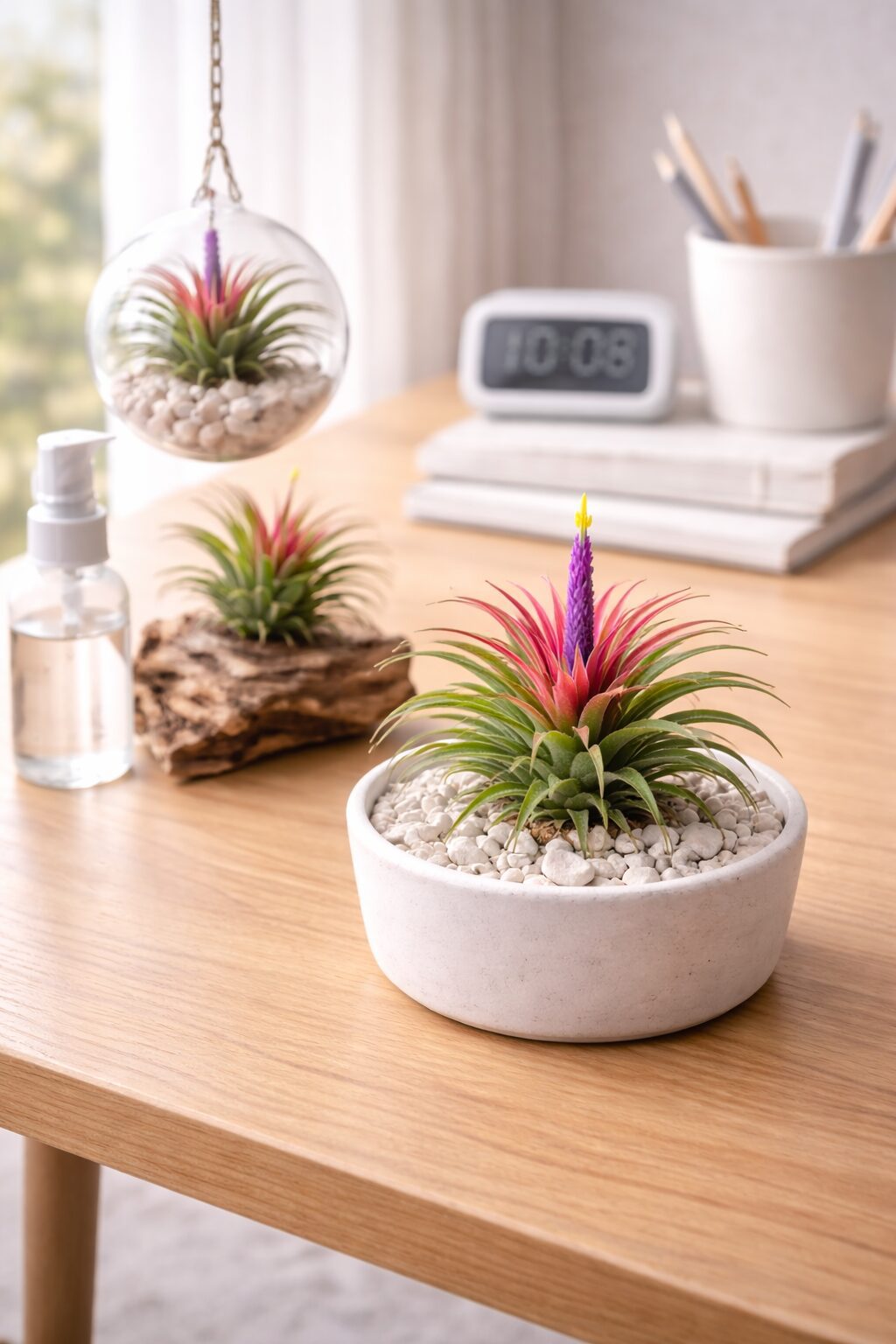 에어플랜트 이오난사 – 작은 공간에 적합한 공중식물