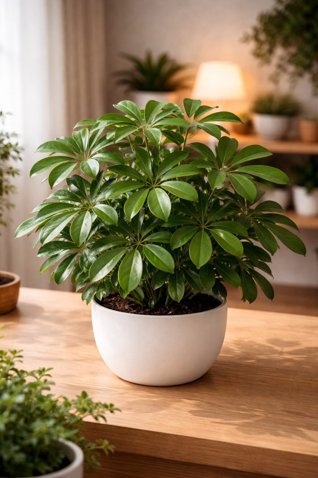 쉐플레라 – 실내에서 안정적으로 성장