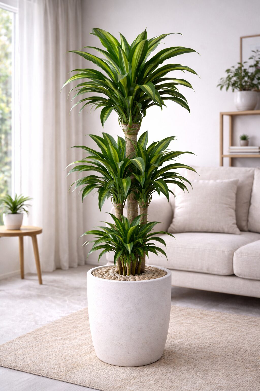 행운목 – 개업 선물로 인기 높은 식물