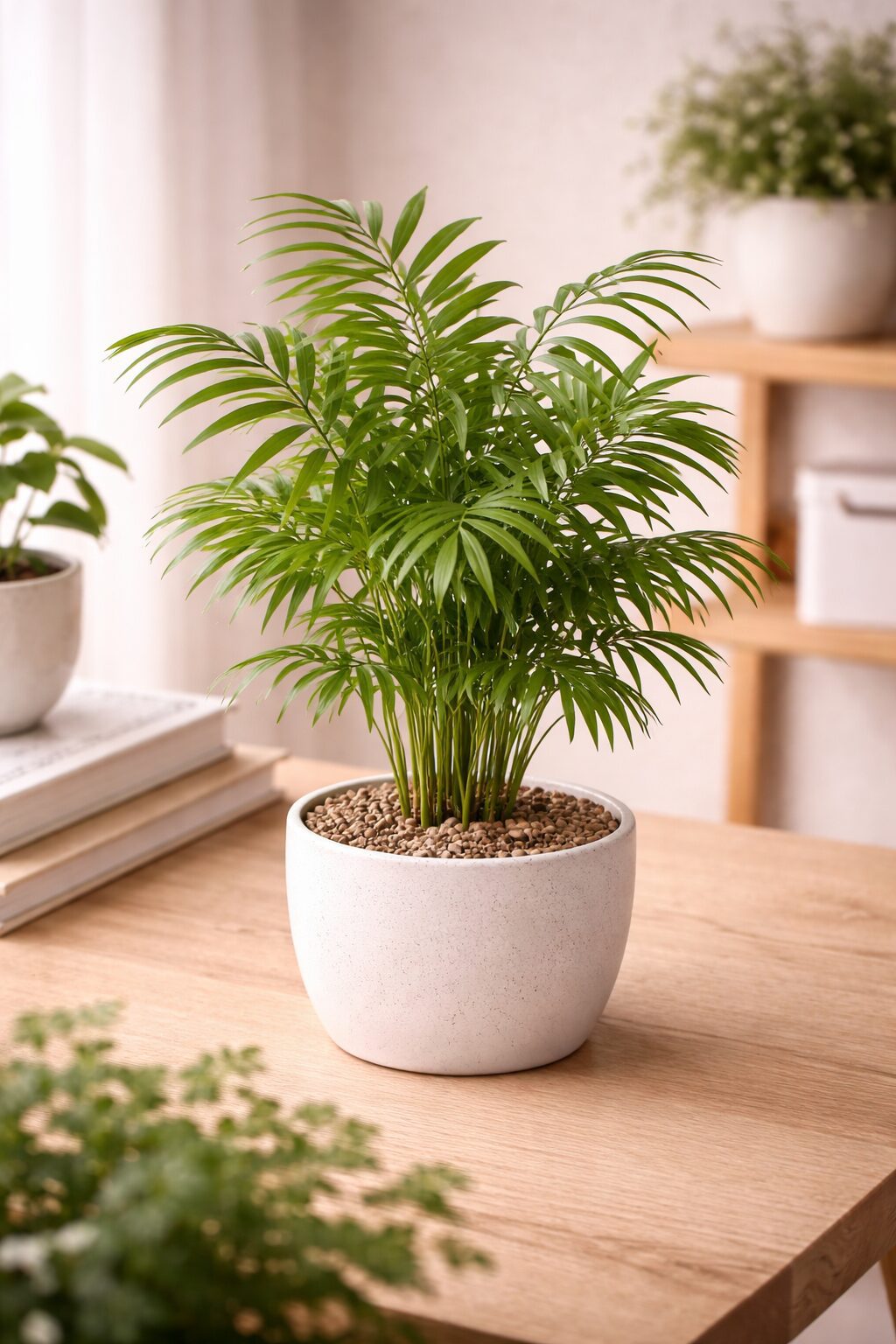 테이블야자 – 햇빛이 부족한 공간에 적합한 식물