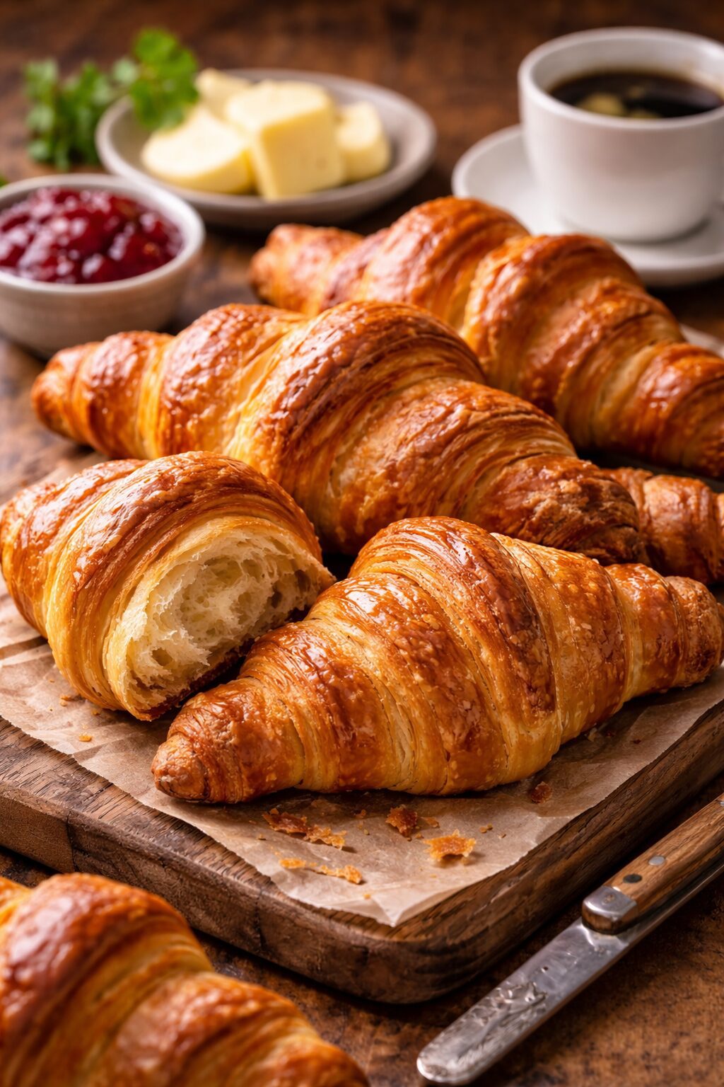 프랑스 크루아상 – 바삭함과 버터 풍미의 정석