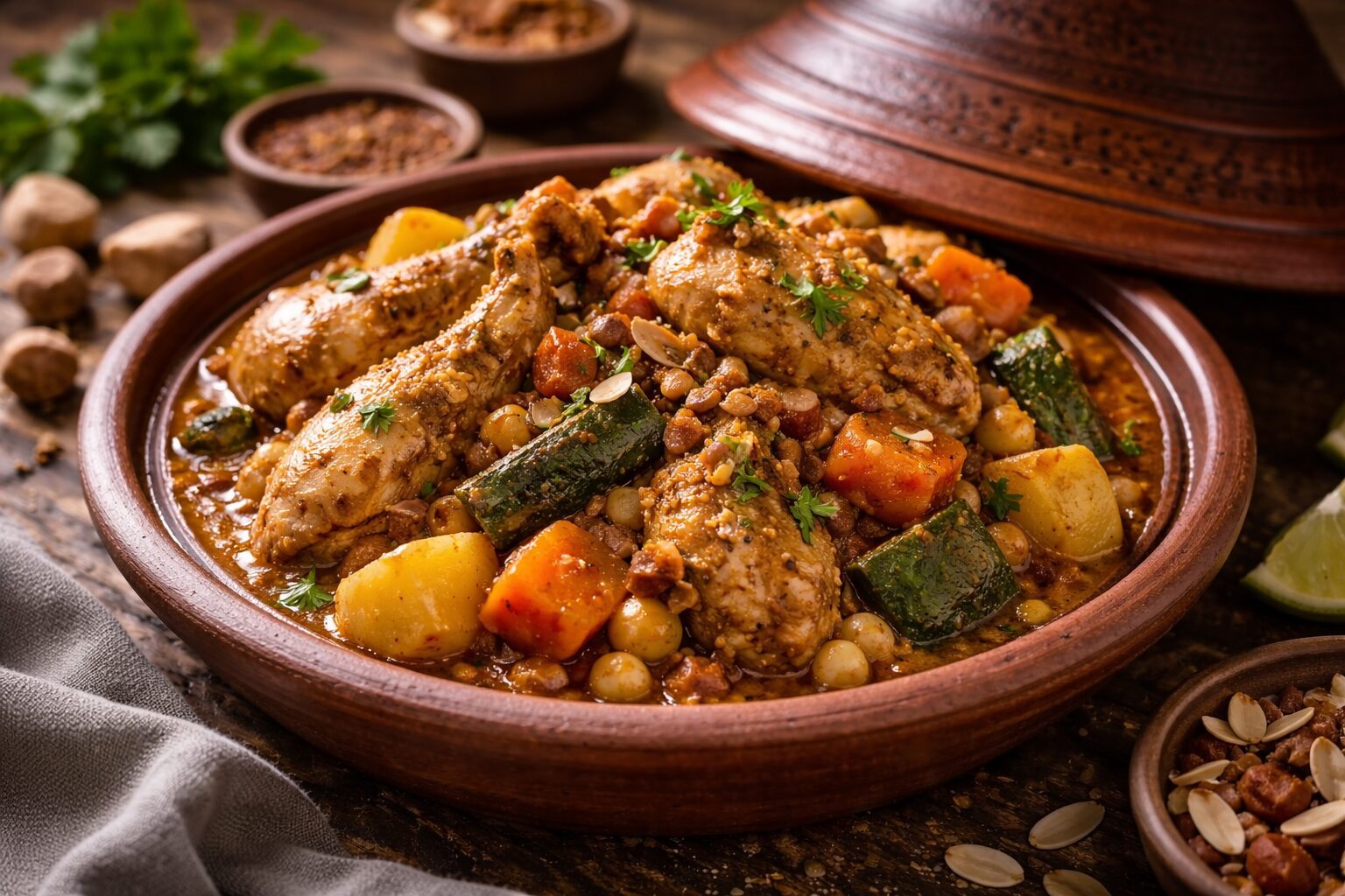 모로코 타진 – 향신료의 깊은 풍미 요리