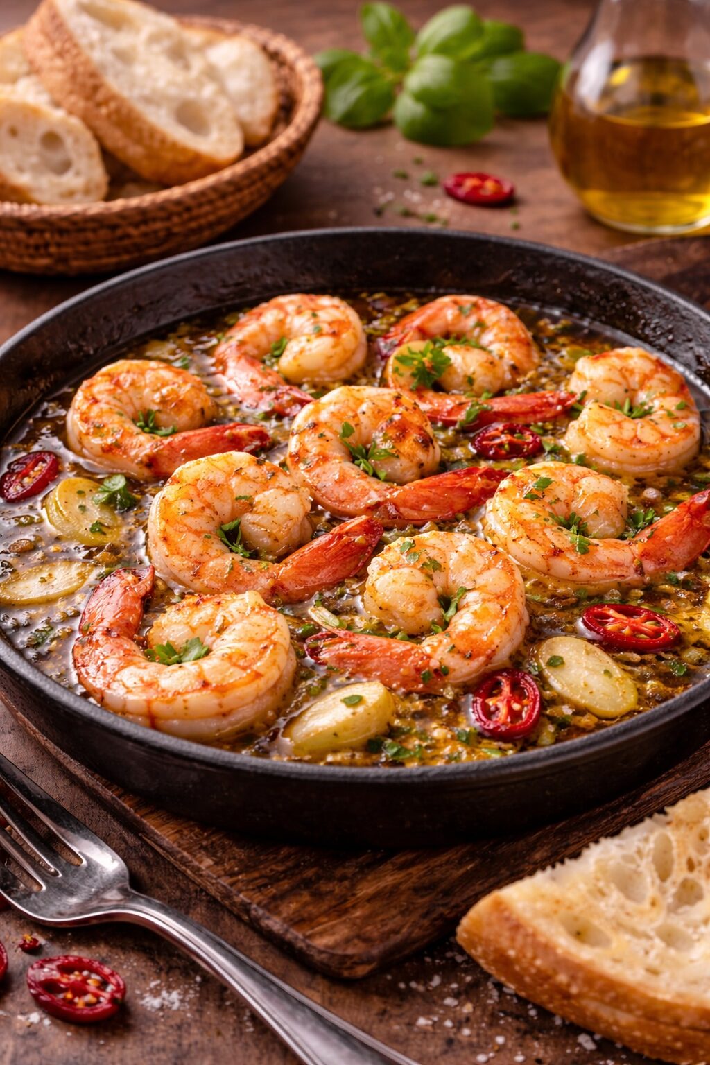 스페인 감바스 – 올리브오일과 마늘의 황금 조합