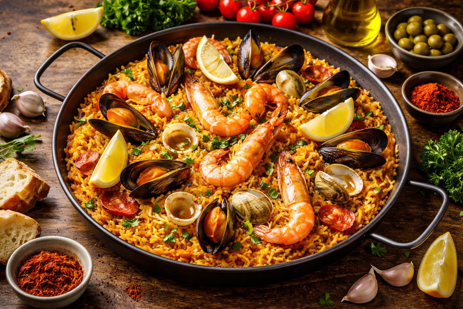 스페인 – 파에야 🇪🇸 바다의 풍미를 담은 전통 쌀 요리