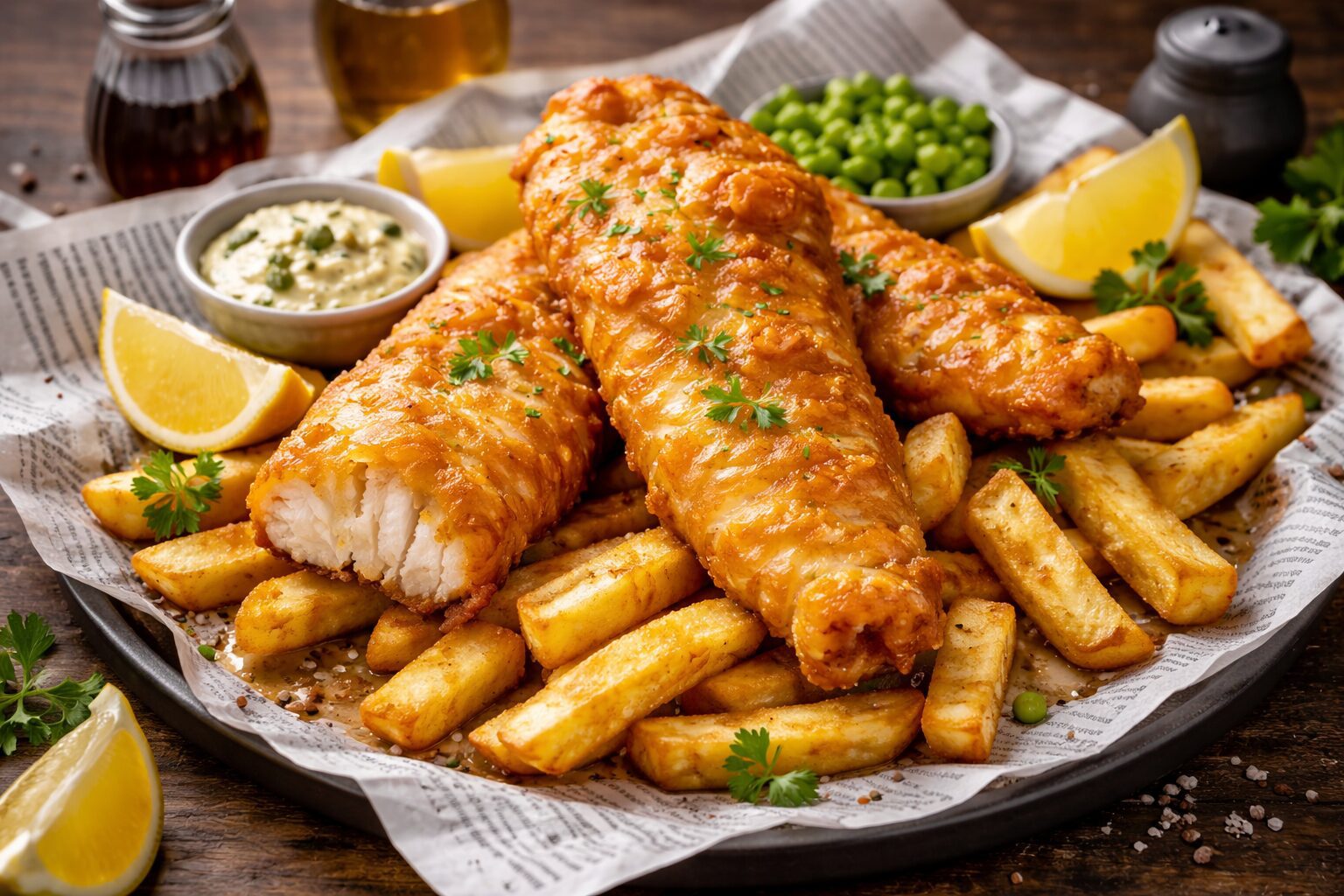 영국 – 피시앤칩스 🇬🇧 바삭함의 정석 국민 음식