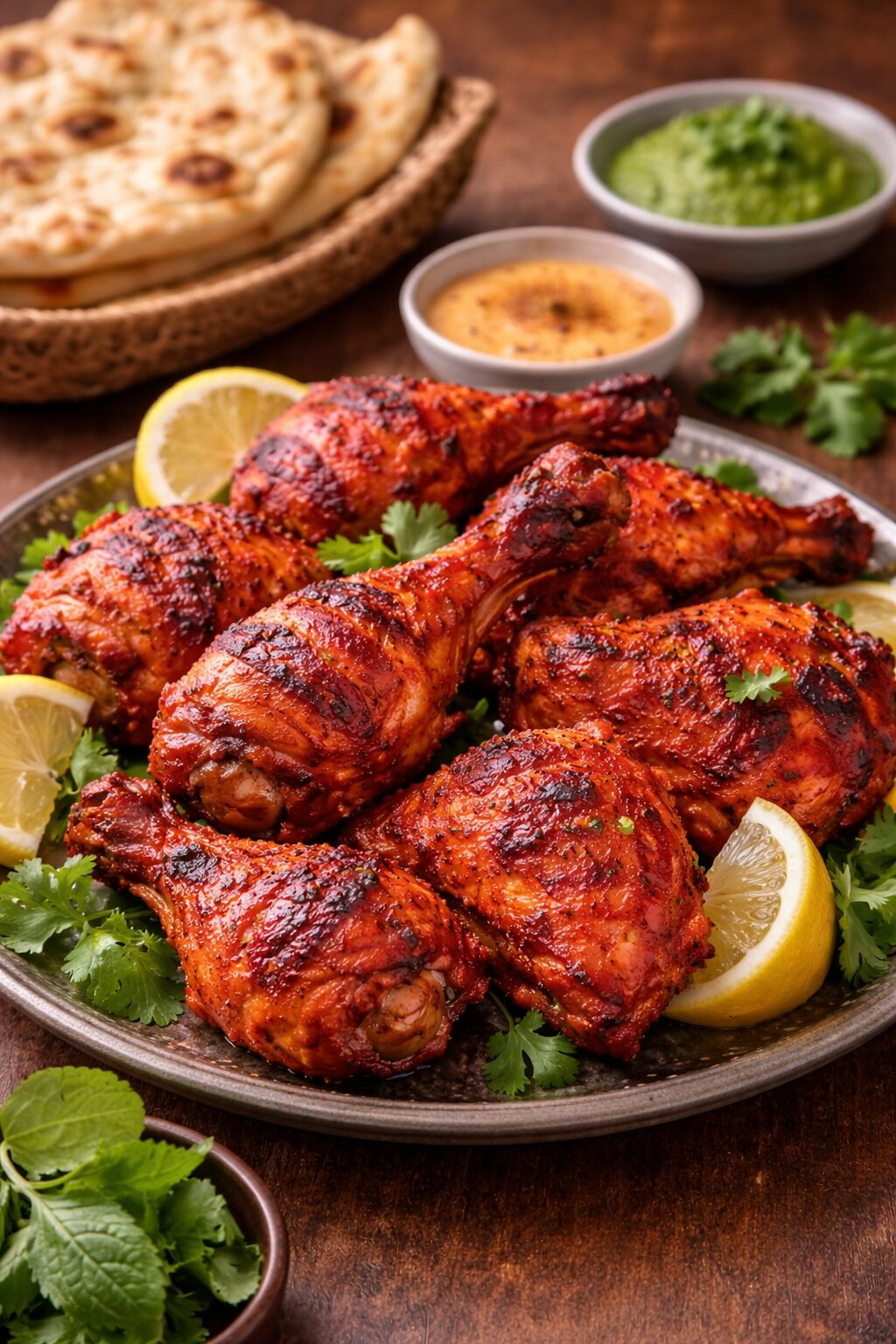 인도 탄두리 치킨 – 향신료와 불향의 완벽한 조화