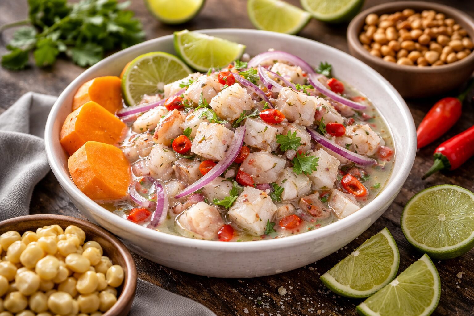 페루 세비체 – 상큼함이 살아있는 해산물 요리