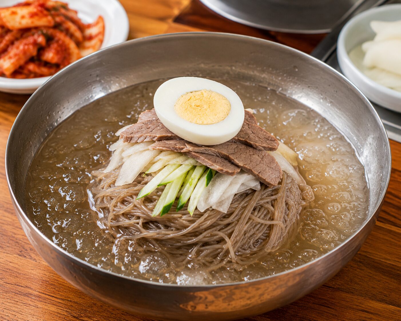 한국 냉면 – 시원한 육수와 쫄깃한 면의 완벽한 조화