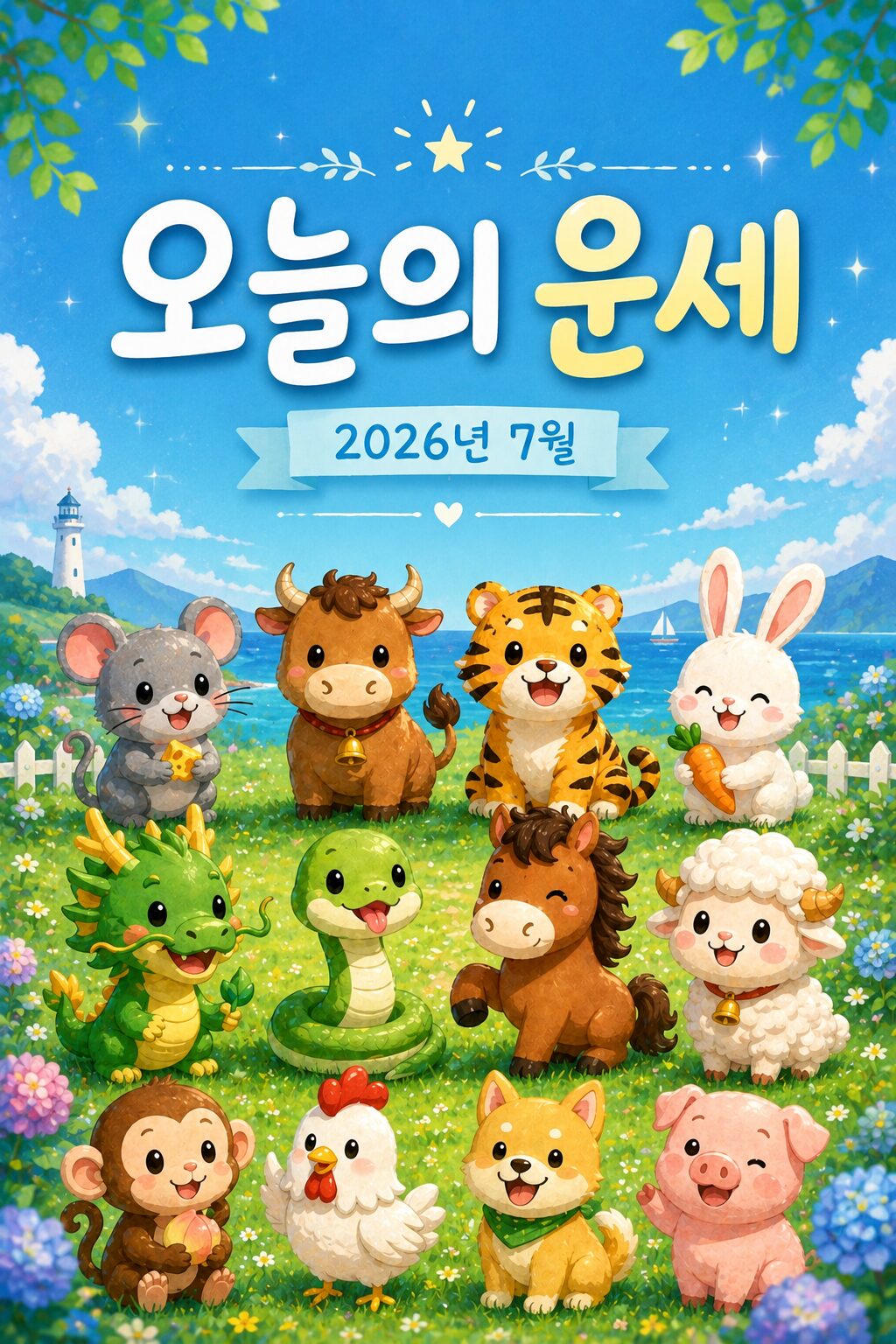 띠별 오늘의 운세 – 2026년 7월 21일 (화요일)