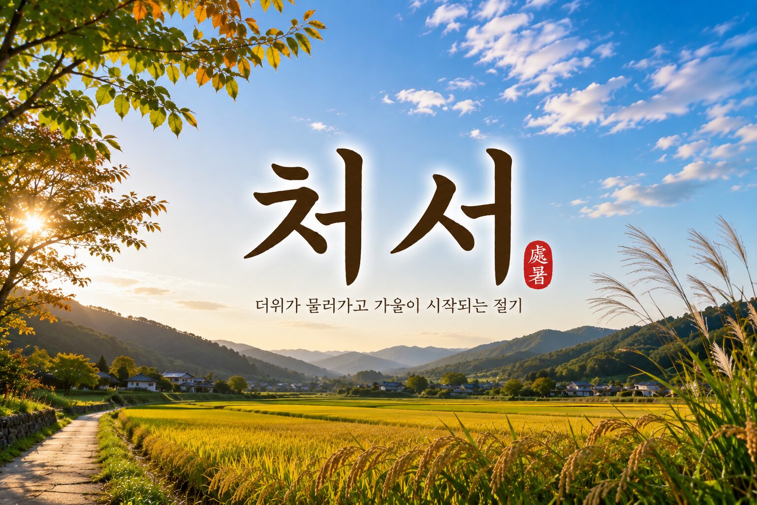 처서(處暑) 뜻과 풍습, 날씨 특징 알아보기