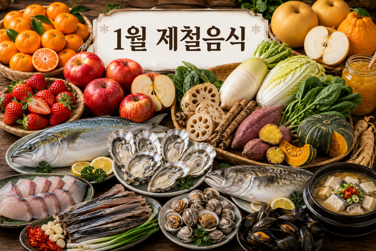 1월 제철음식 총정리