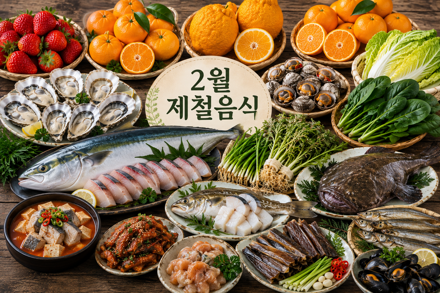 2월 제철음식 총정리