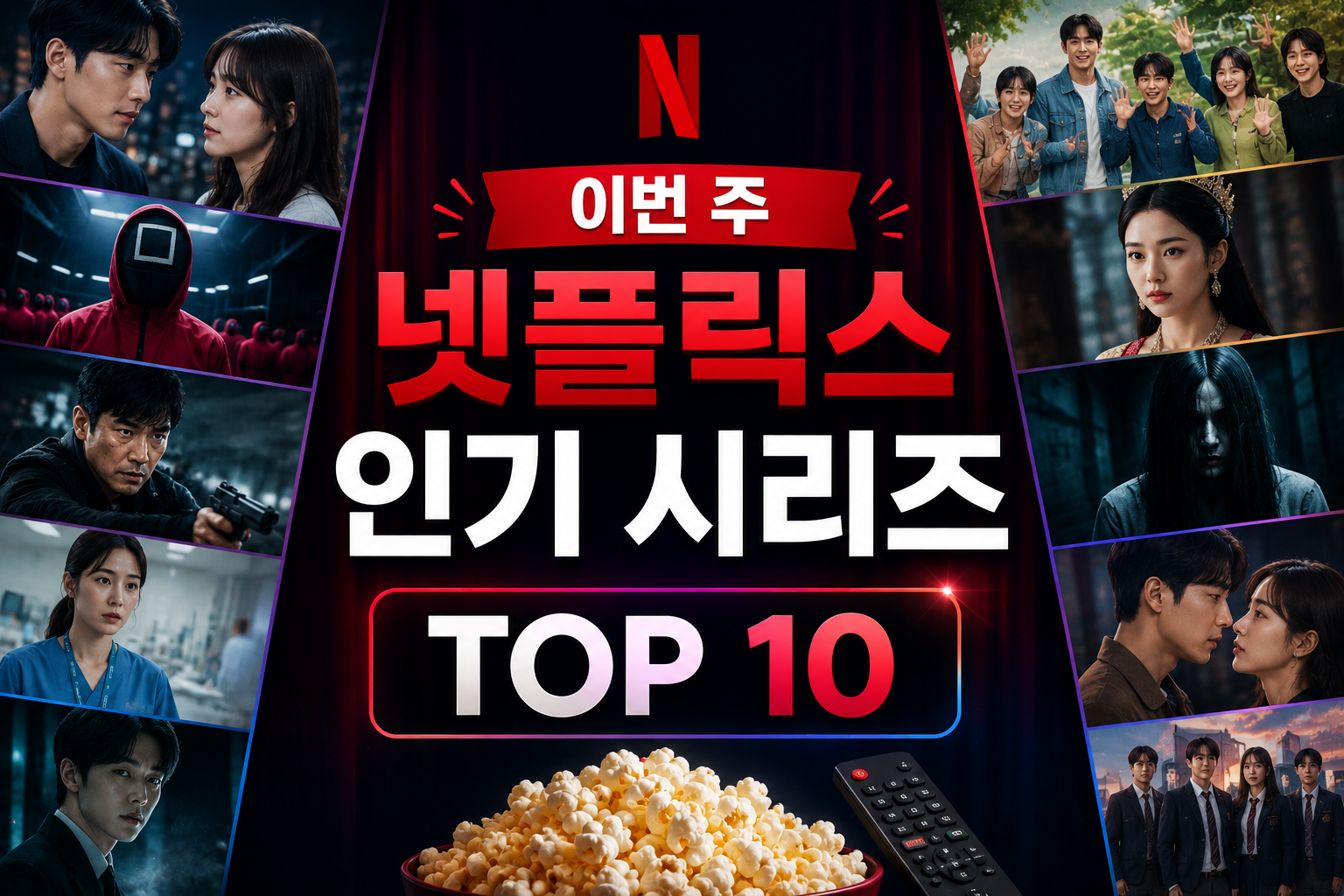 이번 주 넷플릭스 인기 시리즈 TOP 10